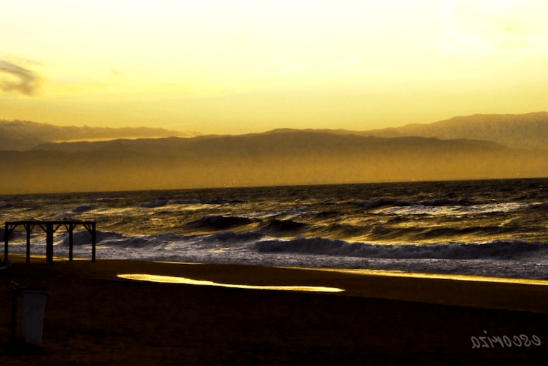 Conocer España y descubrir de Atardecer en playa San Miguel