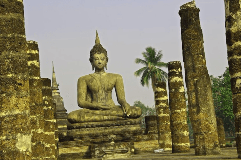 Visitar Tailandia y maravillarse de Ciudad historica de Sukhotai