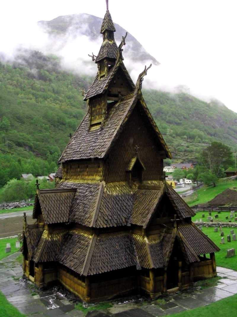 Iglesia de madera de Borgund que ver