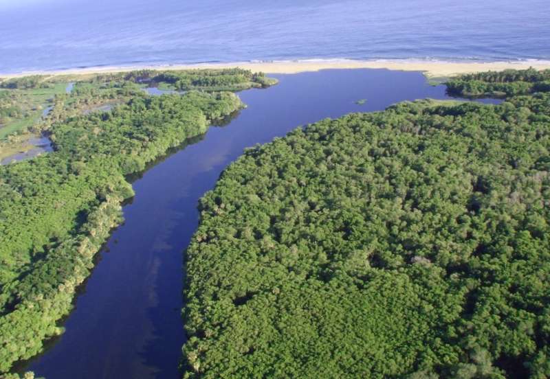 Ver Mexico y descubrir de Laguna de Manialtepec