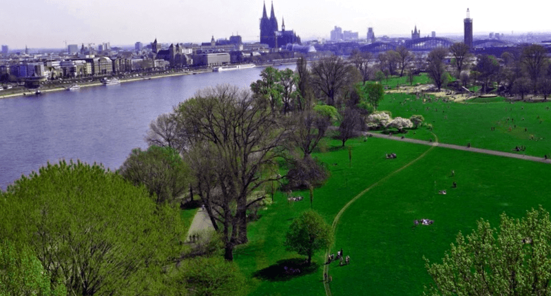 Ver Alemania y maravillarse de Rheinpark de Colonia
