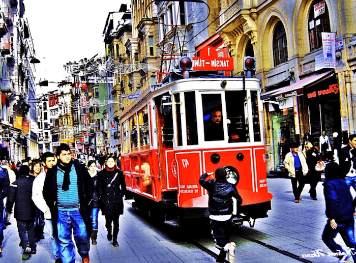 Ver Turquia y maravillarse de Avenida Istiklal