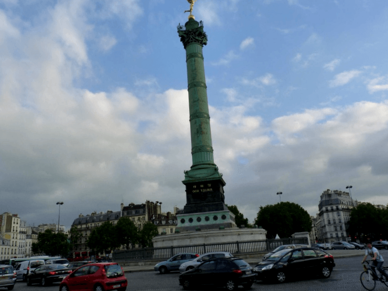 Visitar Francia y descubrir de Columna de Julio