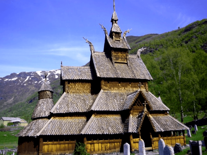 Iglesia de madera de Borgund que descubrir