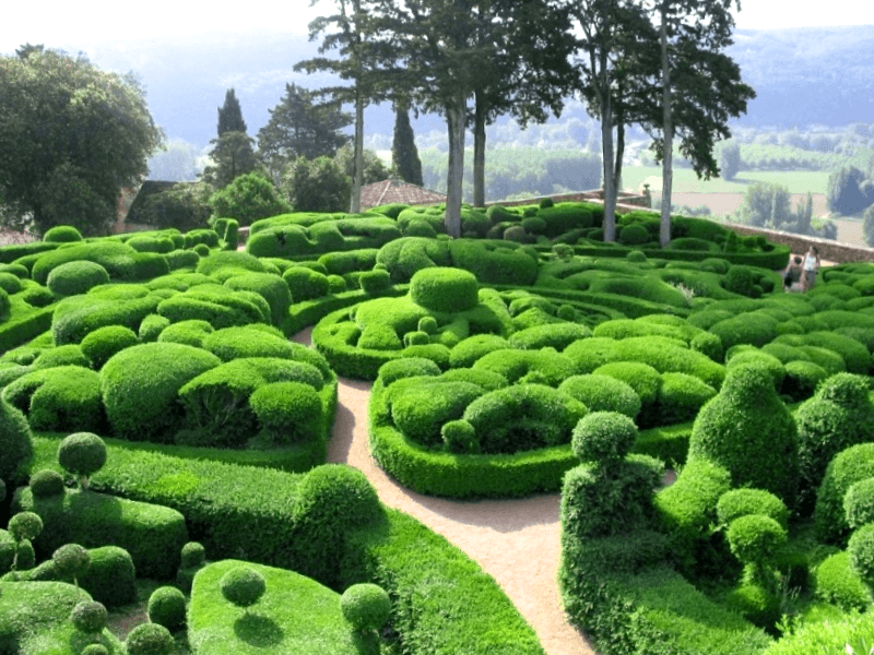 Visitar Francia y maravillarse de Jardines de Marqueyssac