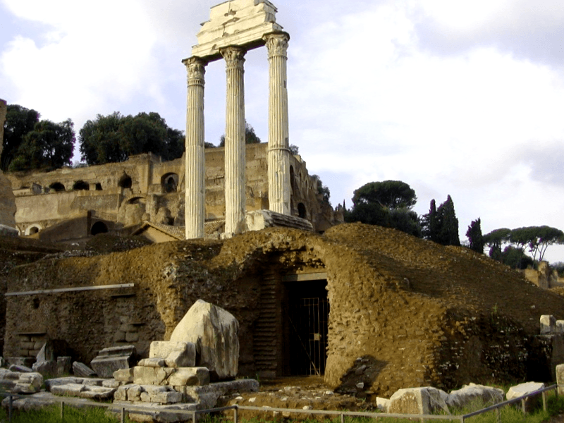 Conocer Italia y maravillarse de Ruinas del Templo de Castor y Polux