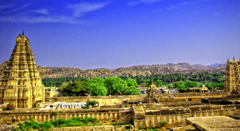 Conocer India y maravillarse de Templos de Hampi